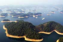 航拍千岛湖掠影 千座翠岛格外壮观-航拍网
