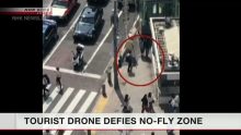 一名外国游客在东京涩谷违规放飞无人机被警告-航拍网