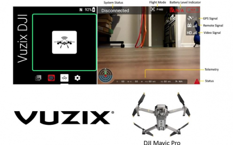 Vuzix Blade AR智能眼镜兼容亚马逊Alexa、DJI无人机-航拍网