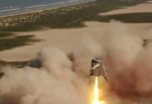 SpaceX对其星舰飞船原型进行自由悬浮测试 创造150米飞行高度新纪录-航拍网
