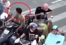 布下“天罗地网”交警用无人机提醒小伙戴头盔-航拍网
