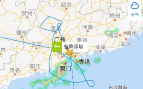 中国机长 川航一航班旅客疾病紧急备降深圳-航拍网