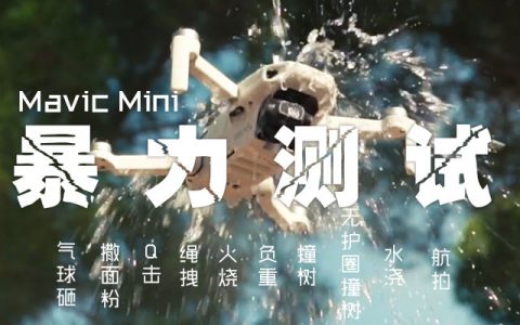 歪果仁暴力评测大疆Mavic Mini 火烧 负重 撞树 水浇...-航拍网