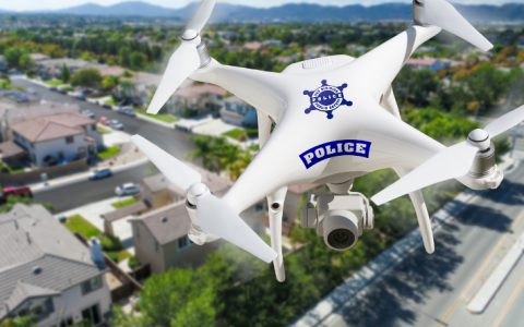 无人机执法现安全漏洞 警用无人机监视路线被公开-航拍网