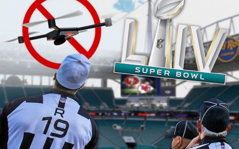 美国超级碗LIV禁飞无人机 违者最高罚款30000美金-航拍网