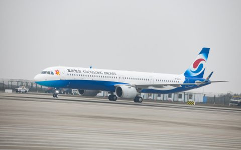 中国民航首架A321neo ACF构型飞机 或将于1月3日开始执飞-航拍网