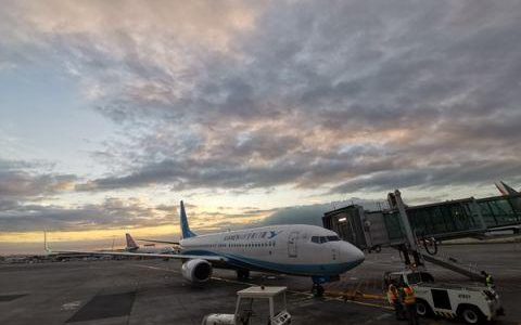 厦航新增航班 空机赴马尼拉接滞菲旅客回国-航拍网