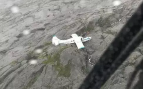 美国阿拉斯加一架小型飞机坠毁 造成5人死亡-航拍网