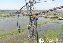 湖南带电处置全国首例无人机撞击超(特)高压线路外破隐患-航拍网