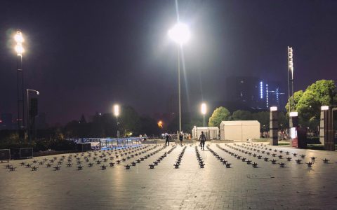 视频:今晚合肥天鹅湖无人机表演取消 原因竟是...-航拍网