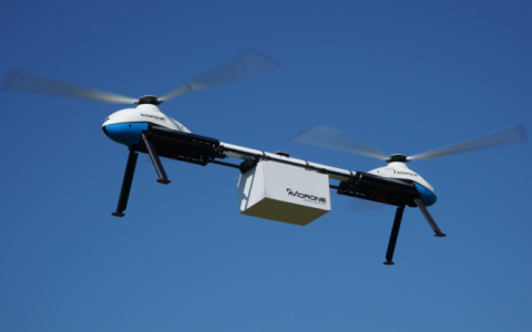 Avidrone采用有着独特双旋翼设计的无人机进行货物配送-航拍网