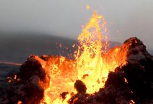 刺激!冰岛休眠火山喷发,居民用大疆FPV无人机成功拍下岩浆喷射-航拍网