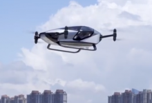 飞行汽车要来了:小鹏汇天发布第五代飞行器X2-航拍网